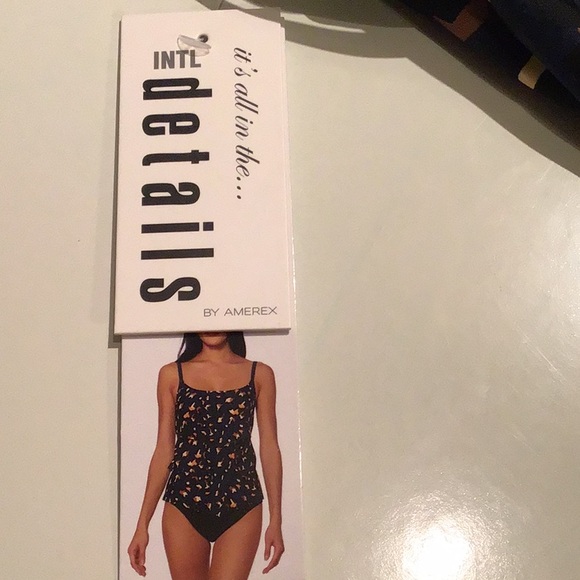 Intl Details Tankini Bathing Suit - Picture 9 of 10